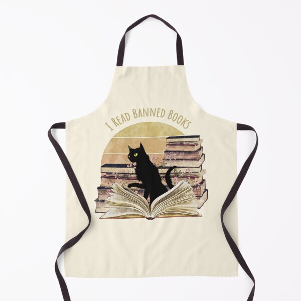 Artikelvorschau, Schwarze Katze, die verbotene Bücher liest, Aquarell-Sonnenuntergangsstil, Blumen, die aus Buch-, Katzen- und Buchliebhabern wachsen entworfen und verkauft von Collagedream.