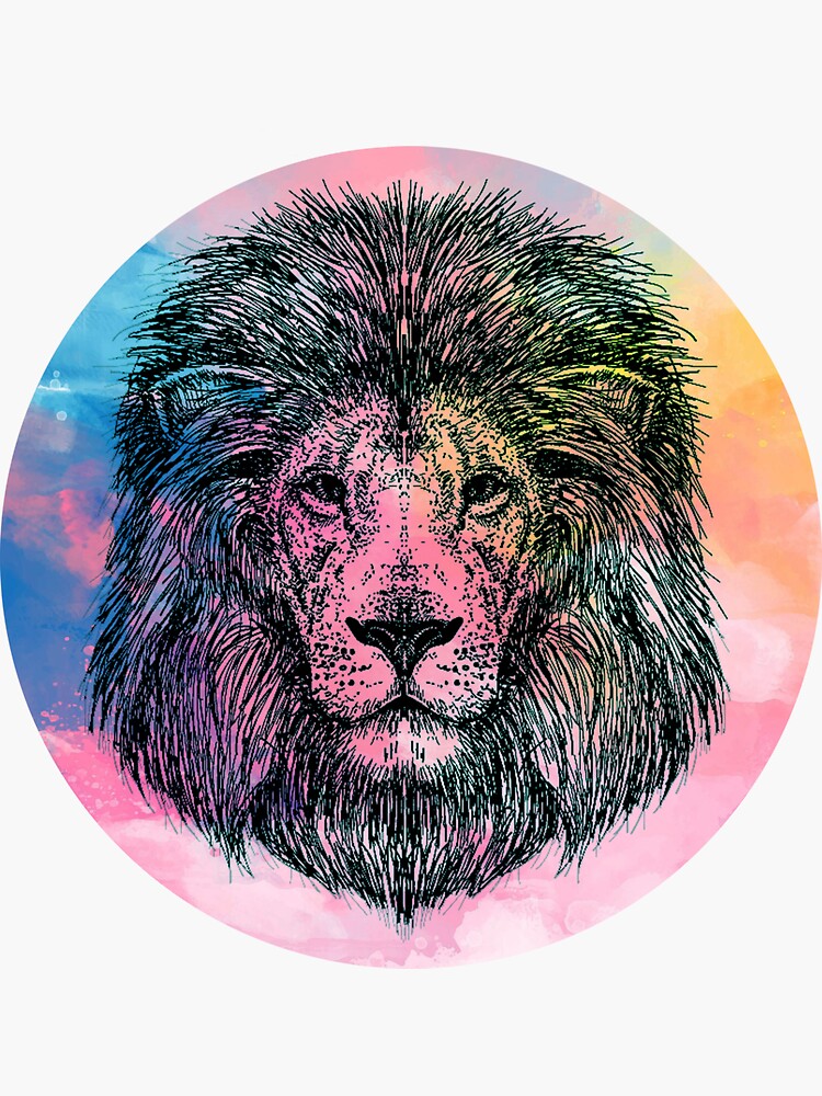 "Lion Lion King Jungle Africa Safari Animal" Sticker for Sale by