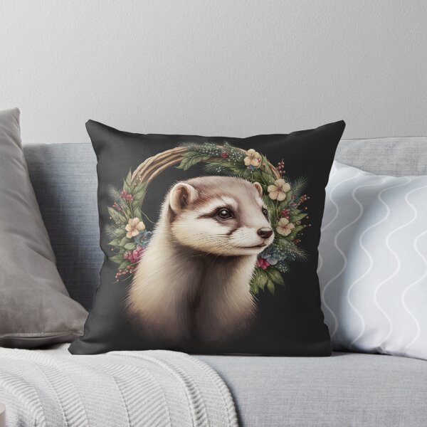 Item preview, Festive Ferret Winter Holidays / Christmas designed and sold by Ealaionta Design.