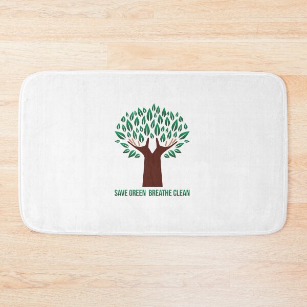 Item preview, Save Green Breathe Clean New Design designed and sold by Satya-Singh.