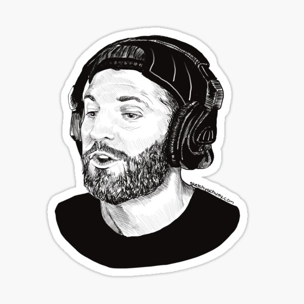 harry mack the freestyle god - no banner Glossy Sticker
