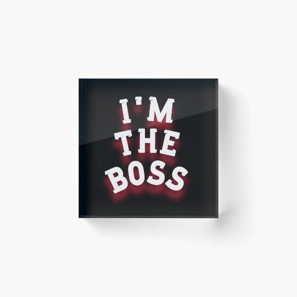 Item preview, I'M THE BOSS (Motivation) designed and sold by LEOEXPRESS.