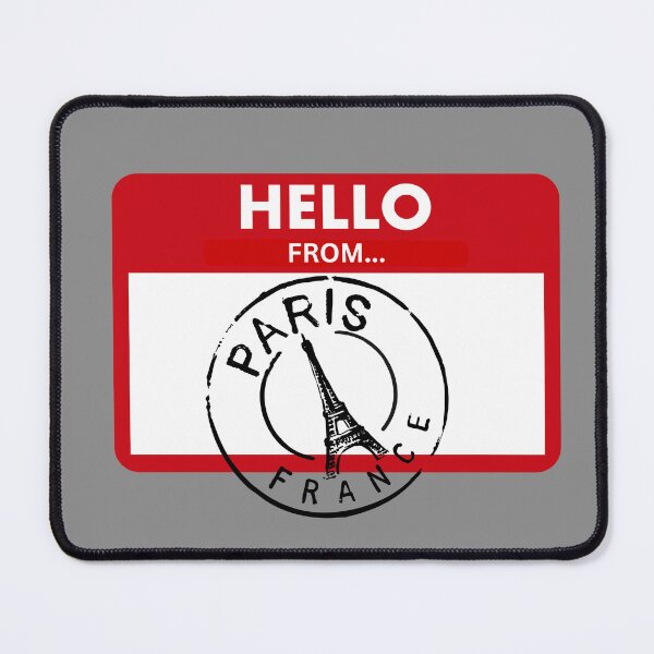 Item preview, Hello from Paris France designed and sold by shopitravel.