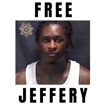“FREE JEFFERY” Essential T-Shirtundefined by ThePrint Shop | Redbubble