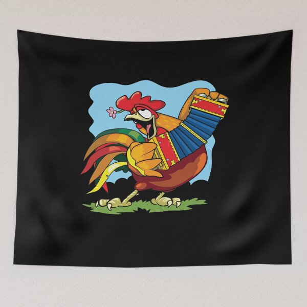 Item preview, Accordion Rooster Musician Music designed and sold by MooonTees.