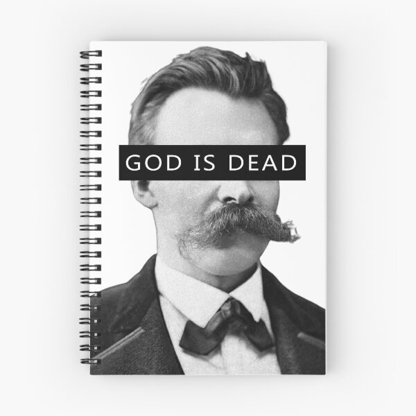 Item preview, Nietzsche Nihilistic god is dead quote designed and sold by zarifiqbal.