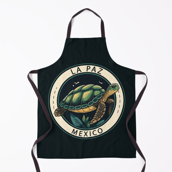 Item preview, La Paz Mexico Turtle Badge designed and sold by KrisSidDesigns.