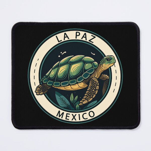 Item preview, La Paz Mexico Turtle Badge designed and sold by KrisSidDesigns.