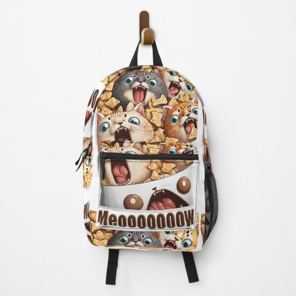 Item preview, Feline Fervor: The 'Meowing Cats with Big Appetites' designed and sold by DArtfulStudio.