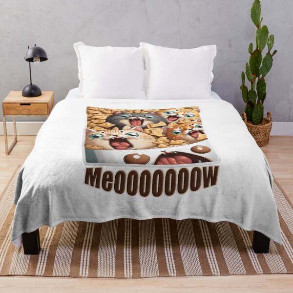 Item preview, Feline Fervor: The 'Meowing Cats with Big Appetites' designed and sold by DArtfulStudio.
