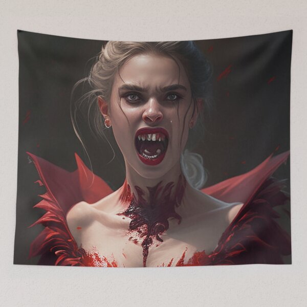 Item preview, The 8k Dungeons & Dragons Inspired Vampire: A Beautiful and Gothic Fantasy Digital Art designed and sold by Zovermind.