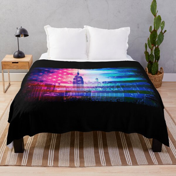 Item preview, New York City NYC USA America skyline city designed and sold by BullDesignsShop.
