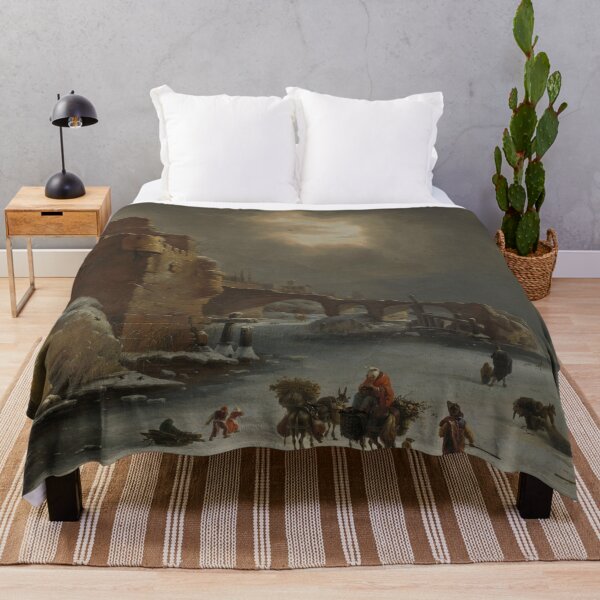 Item preview, Winter scenery - City Walls in Winter by Willem Schellinks designed and sold by AR-shop.