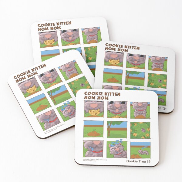 Item preview, Cookie Kitten Nom Nom - Cookie Tree Comic Strip designed and sold by key-creations.