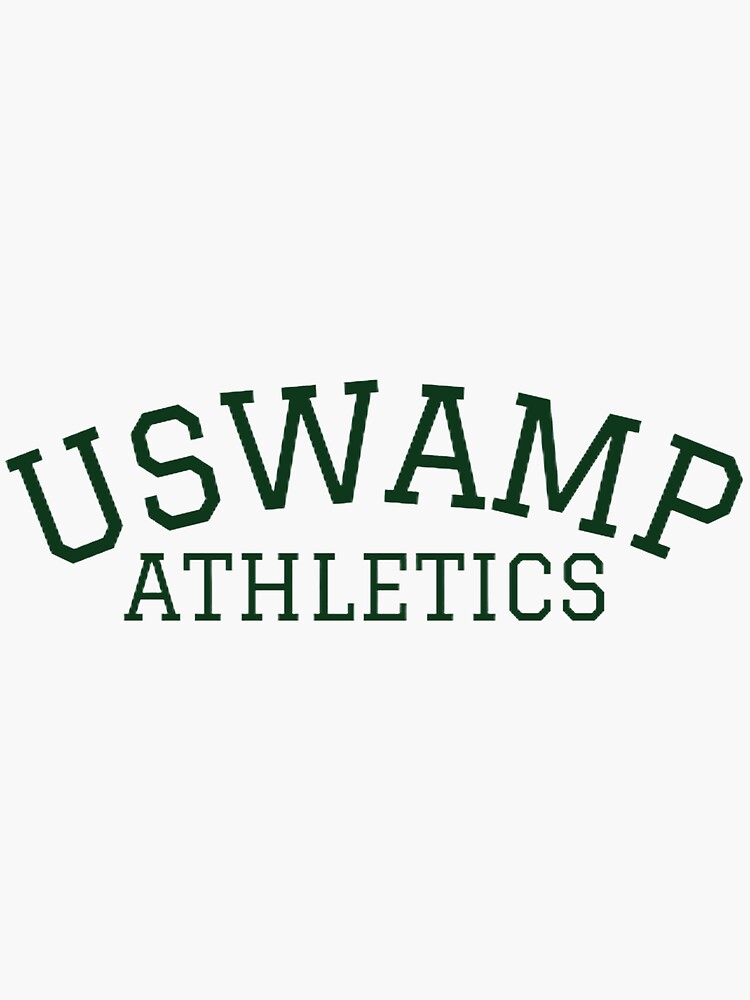 "USwamp Athletics Car Sticker" Sticker for Sale by rcoop2 Redbubble