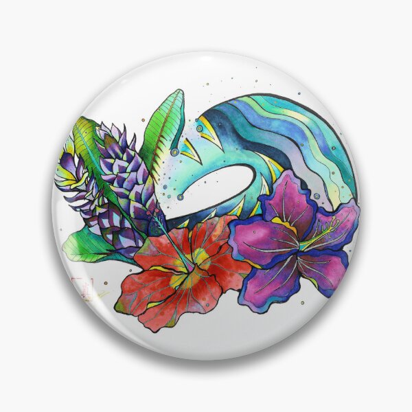 Item preview, Aloha - Blossoms x Moana (Hane-drawn Design) designed and sold by lilireal  studio.