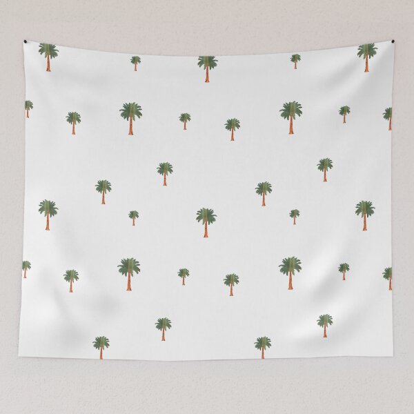 Item preview, Palm symbol seamless cute pattern a watercolor  designed and sold by Yana Mustafina | Boho Soulful Designs.