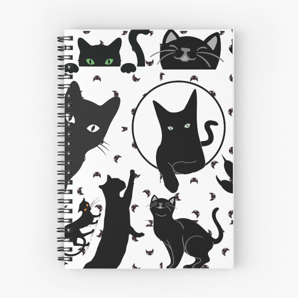 Item preview, Blacky Cat Pattern designed and sold by RMworld.