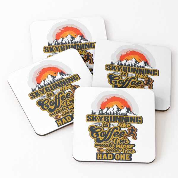 Item preview, SKYRUNNING IS LIKE COFFEE I AM MUCH NICER ONCE I VE HAD ONE designed and sold by HomeCoquette.