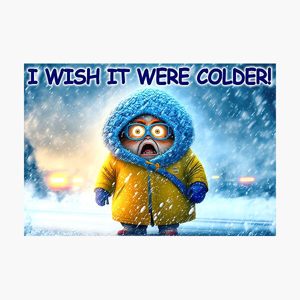 Item preview, I Wish it Were Colder Essential T-Shirt designed and sold by The Third Eye  Shop.
