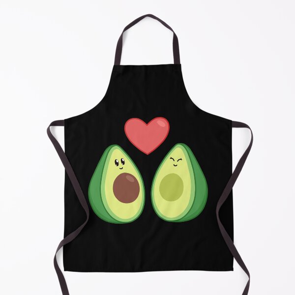 Artikelvorschau, Avocado-Liebe kawaii Illustration entworfen und verkauft von ZerpaGiovanna.