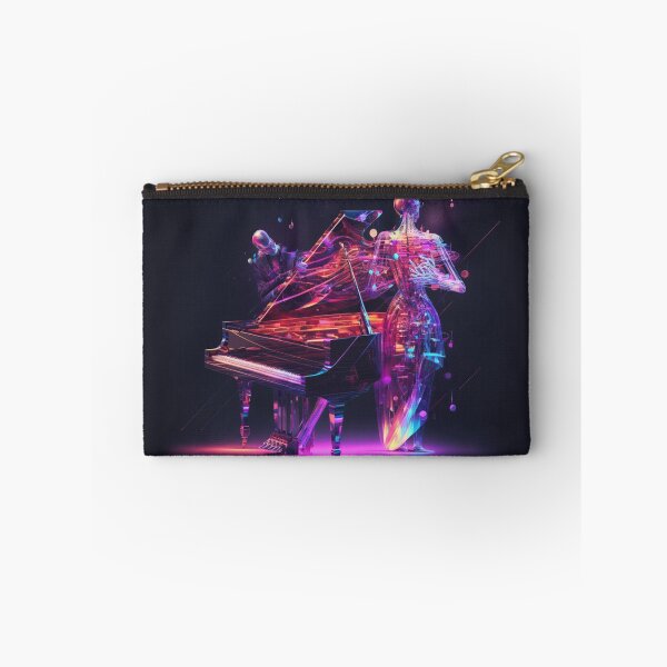 Item preview, neon coloured piano player designed and sold by sammgdesign.