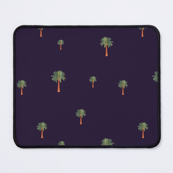 Item preview, Palm symbol seamless cute pattern a watercolor violet designed and sold by Yana Mustafina | Boho Soulful Designs.