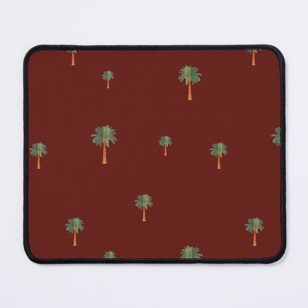 Item preview, Palm symbol seamless cute pattern a watercolor red designed and sold by Yana Mustafina | Boho Soulful Designs.