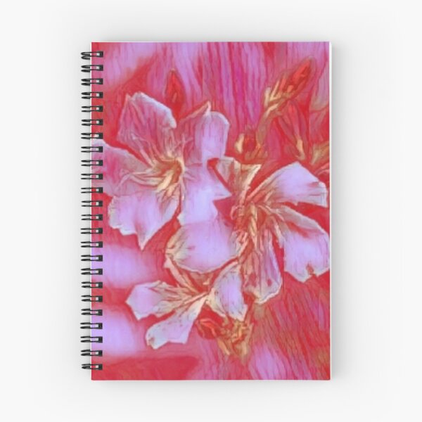 Item preview, Golden Fuschia Oleander Flowers on Red designed and sold by IvaRenee.