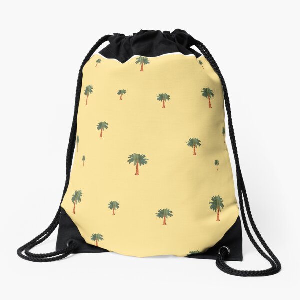 Item preview, Palm symbol seamless cute pattern a watercolor yellow designed and sold by Calligramus | Self-Love, Mental Health & Soft Feminism Design.