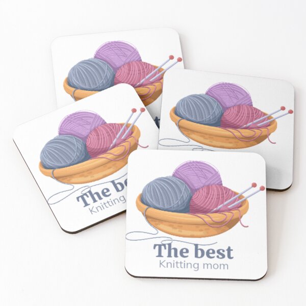 Item preview, The best knitting mom  designed and sold by SIHAMSHOPS.
