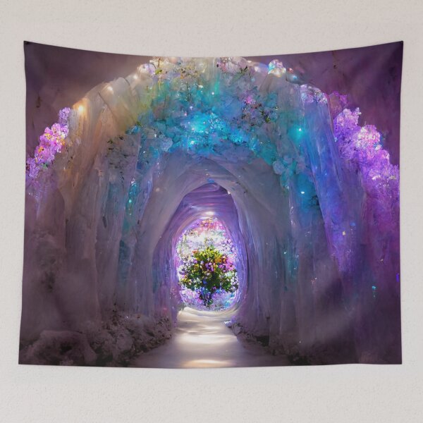Item preview, Blue Winter Portal designed and sold by Verbamystica.