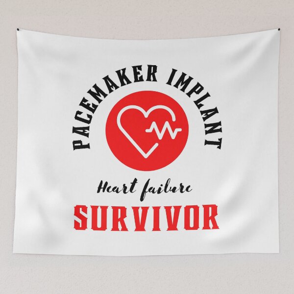 Item preview, Pacemaker implant Heart failure survivor motivational design designed and sold by DigitalMagShop.