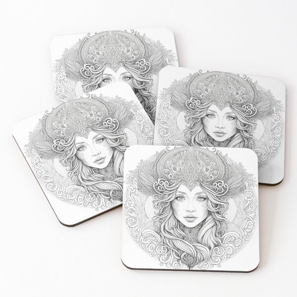 Item preview, Mandala Pretty Woman designed and sold by artecomia.