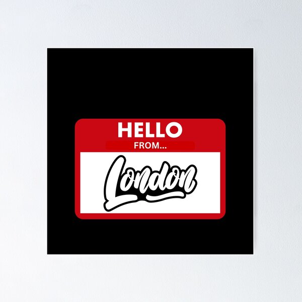 Item preview, Hello from London England 03 designed and sold by shopitravel.
