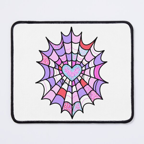 Item preview, Glitter Spiderweb Neo Trad Tattoo Pastel Goth designed and sold by AlkalineKittyxx.