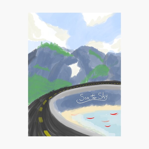 Sea to Sky Highway Photographic Print