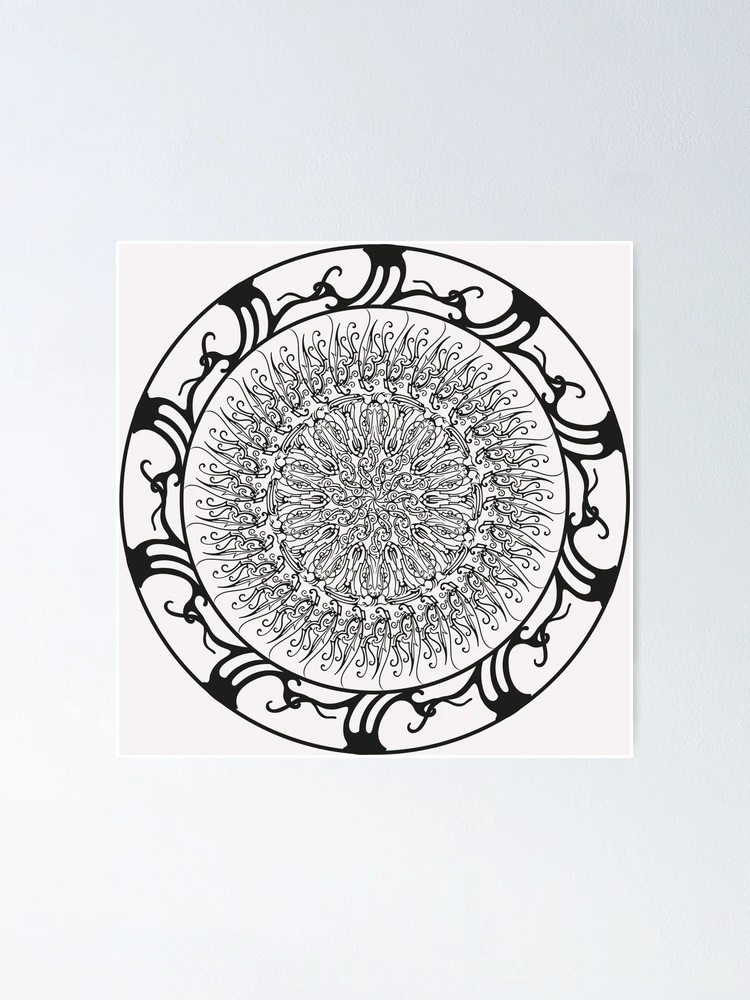 Thumbnail 1 of 3, Poster, Circle designed and sold by Rif Khasanov.