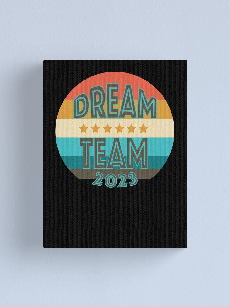 Dream Team 2023 Canvas Print by Catcrea