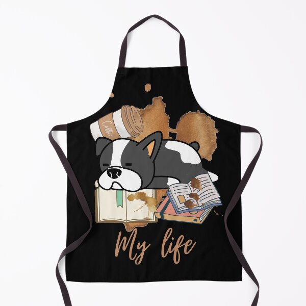 Item preview, Dogs, Books and Coffee Dog Reader Coffee Quote designed and sold by ColourTrials.
