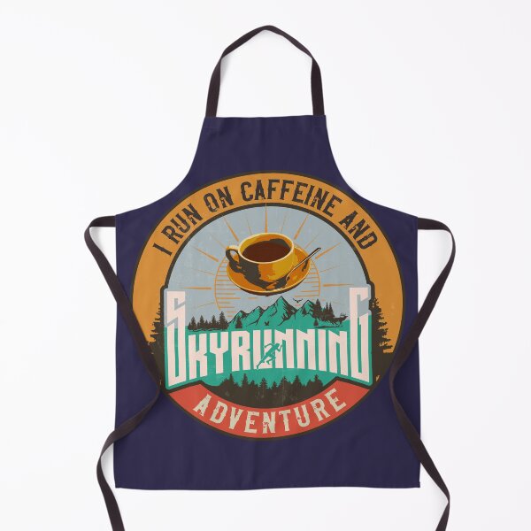 Item preview, SKYRUNNING I RUN ON CAFFEINE AND ADVENTURE designed and sold by HomeCoquette.