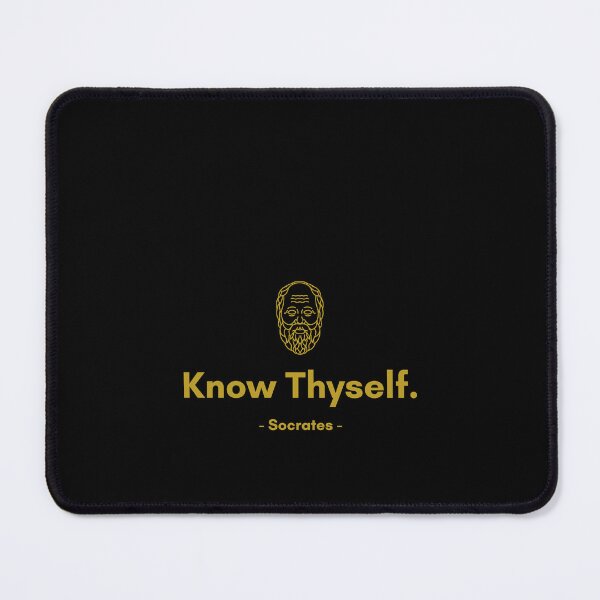 Item preview, Know Thyself. - Quote from Socrates designed and sold by Philosopherous.