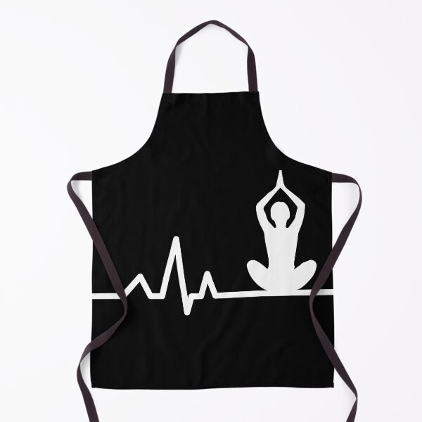 Item preview, HEARTBEAT - yoga pose white designed and sold by SageYogaRetreat.