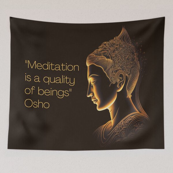 Item preview, Osho - Meditation is a quality of beings designed and sold by RetComly.
