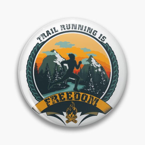 Item preview, TRAIL RUNNING IS FREEDOM designed and sold by HomeCoquette.
