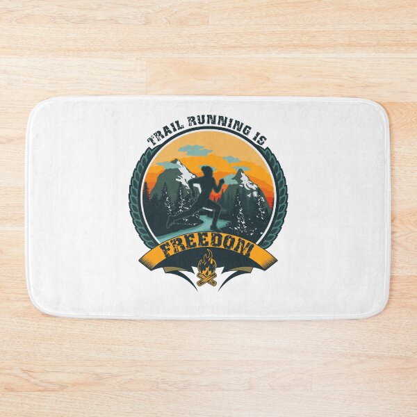 Item preview, TRAIL RUNNING IS FREEDOM designed and sold by HomeCoquette.