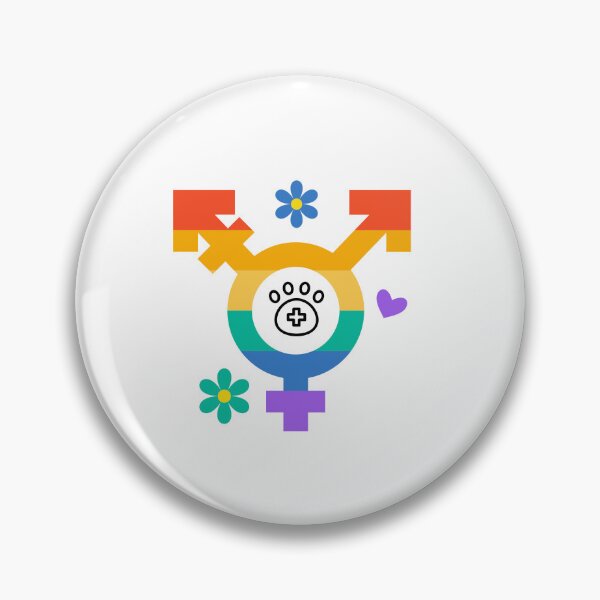 Item preview, Vet Med Pride, rainbow gender symbol, transgender designed and sold by ShopVetMed.