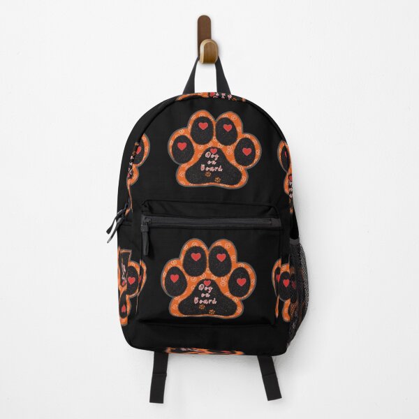 Item preview, Dog Paw Print - Dog On Board -Orange shade designed and sold by ShreecreatE.
