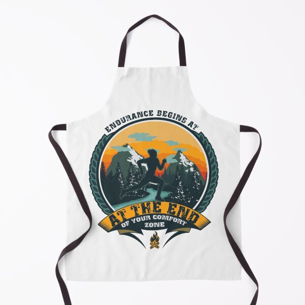 Item preview, RUNNING ENDURANCE BEGINS AT THE END OF YOUR COMFORT ZONE designed and sold by HomeCoquette.