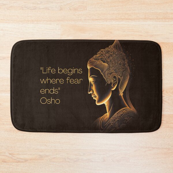 Item preview, Osho - Life begins where fear ends designed and sold by RetComly.